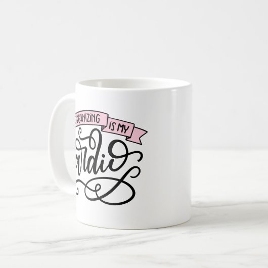 Mug L'Organisation Est Mon Cardio (Devant gauche)