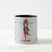 Mug L'original Flapper Girl Roaring '20s mignonne (Centre)