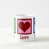Mug L'orignal d'amour pour la paix (Centre)