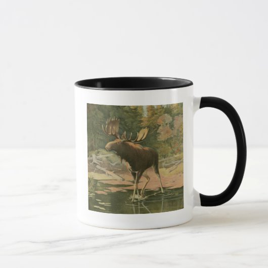 Mug L'orignal marche dans l'eau (Droite)