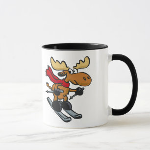 Mug L'orignal patine en hiver   choisir la couleur arr