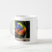 Mug Lorikeets dans l'amour (Devant gauche)