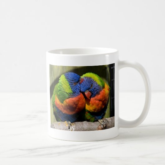 Mug Lorikeets dans l'amour (Droite)