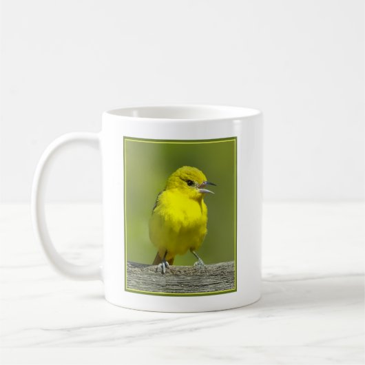 Mug Loriole de verger - Photographie originale (Gauche)