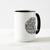 Mug L'Ornamental abstrait s'est levé (Devant droit)