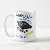 Mug Lorsque la vie vous lance une courbe (Gauche)