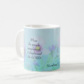 Mug Lorsque les gens se sont plaints, chiffres 11 (Devant gauche)