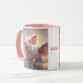 Mug Lorsque les porcs volent un monogramme personnalis (Devant gauche)