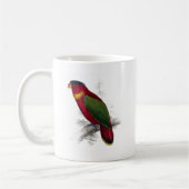 Mug Lory Noir-Couvert par Edward Lear (Gauche)