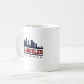 Mug Los Angeles California Skyline View (Devant gauche)