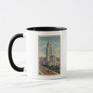 Mug Los Angeles, CAView de ville hôtel et funiculaire