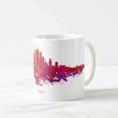 Mug Los Angeles City Skyline couleur (Devant droit)