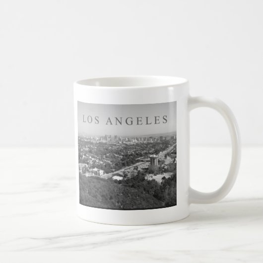 Mug Los Angeles en noir et blanc (Droite)