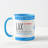 Mug Los Angeles, États-Unis élégant (Gauche)