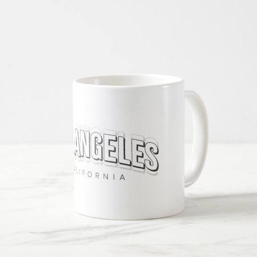 Mug Los Angeles Retro (Devant droit)