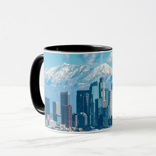 Mug Los Angeles Skyline, (Devant gauche)