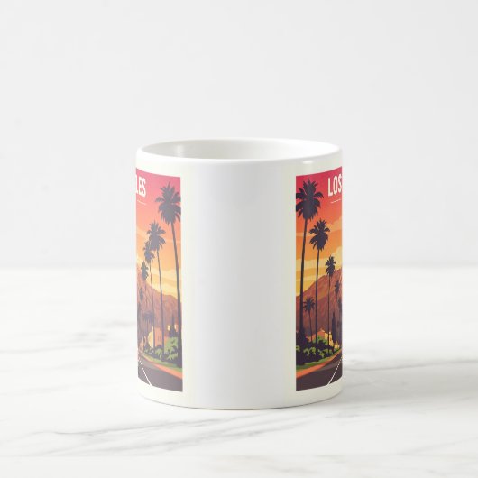 Mug Los Angeles vintage Californie (Centre)