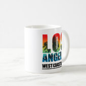 Mug Los Angeles West Coast Beach (Devant droit)