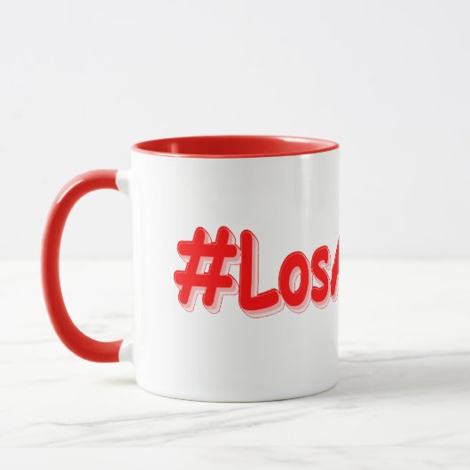 Mug "#LosAngeles" Joli design. Commandez dès maintenan (Gauche)
