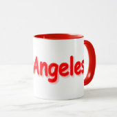 Mug "#LosAngeles" Joli design. Commandez dès maintenan (Devant droit)