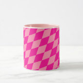 Mug Losanges Damier Rose Clair et Foncé Harlequin (Centre)