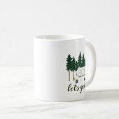 Mug Lost Van Camper RV Trees Forest (Devant droit)