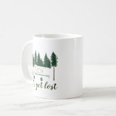 Mug Lost Van Camper RV Trees Forest (Devant gauche)
