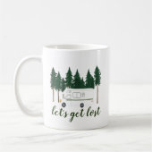 Mug Lost Van Camper RV Trees Forest (Gauche)