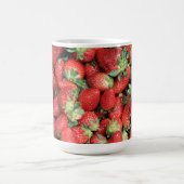 Mug Lot de fraises rouges juteuses (Centre)