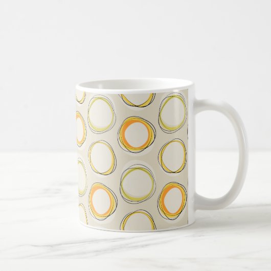 Mug Lot Éclipsez Mid-Century Modern - Black lines (Droite)