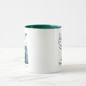 Mug LOTHLORIEN™ Collage graphique aquarelle (Centre)