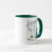 Mug LOTHLORIEN™ Collage graphique aquarelle (Devant droit)