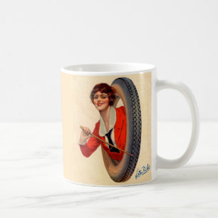 Mug Lotta Miles, mascotte du fabricant de pneus Kelly-