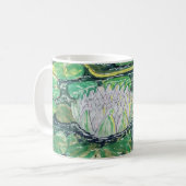 Mug Lotus blanc et nénuphars (Devant gauche)
