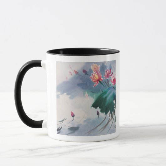 Mug Lotus dans l'étang (Gauche)