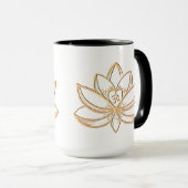 Mug Lotus d'or  (Devant droit)