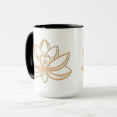 Mug Lotus d'or  (Devant gauche)