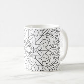 Mug Lotus Flower Mandala (Devant droit)