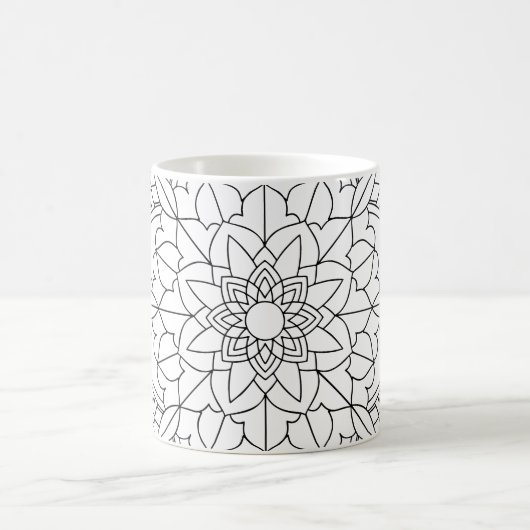 Mug Lotus Flower Mandala (Centre)