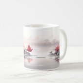 Mug Lotus Frais À La Surface De L'Eau (Devant droit)