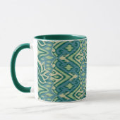 Mug Lotus Ikat Motif - Le Lotus Blanc (Gauche)