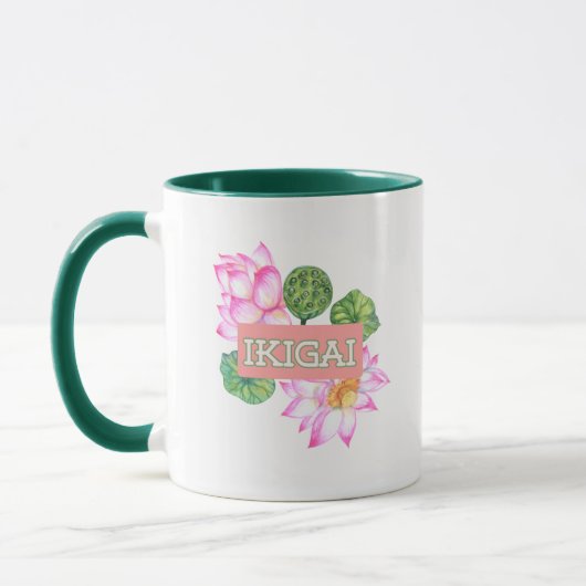Mug Lotus Ikigai (Gauche)