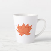 Mug Lotus Latte Orange (Droite)