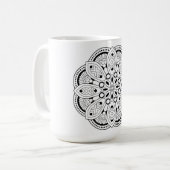 Mug Lotus Mandala Design (Devant gauche)