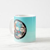 Mug Lotus paisible Custom Sobriety Milestone Cadeau (Devant gauche)