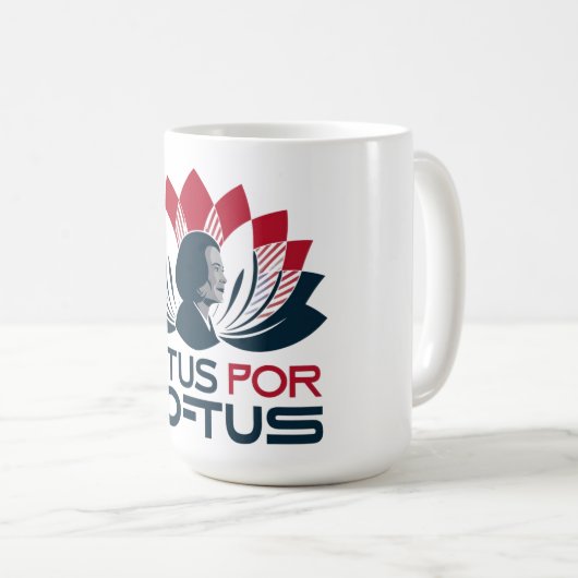Mug Lotus pour POTUS Kamala Harris 2024 (Devant droit)