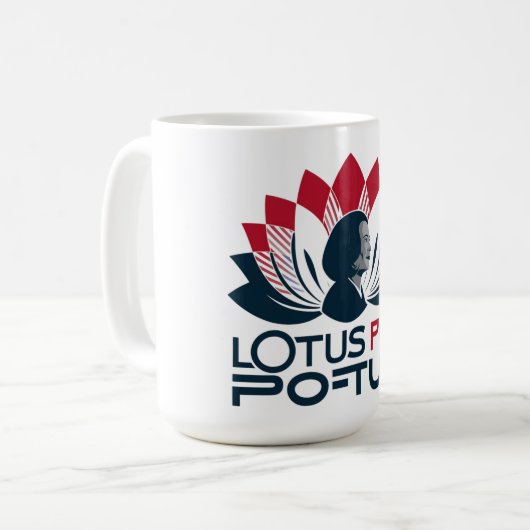 Mug Lotus pour POTUS Kamala Harris 2024 (Devant gauche)