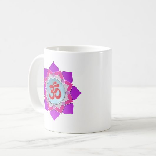 Mug Lotus rose (Devant gauche)