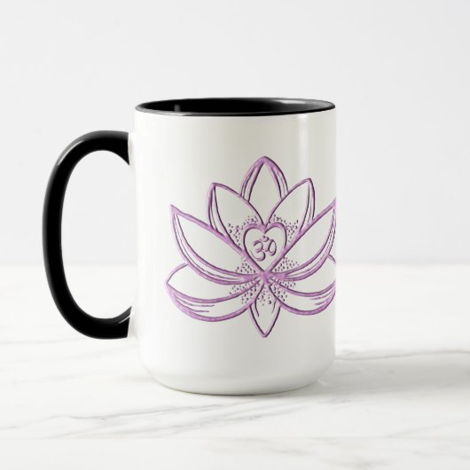 Mug Lotus rose (Gauche)
