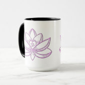 Mug Lotus rose (Devant gauche)